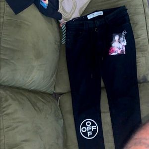 Offwhite black denim jeans